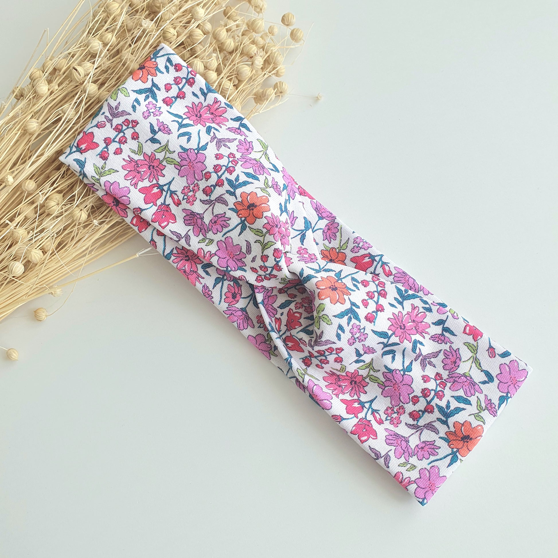 Bandeau Fleur rose - Mlle ChouChou