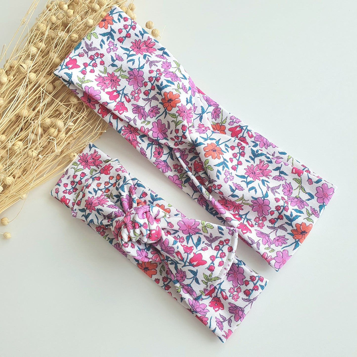 Bandeau Bébé Fleur rose - Mlle ChouChou