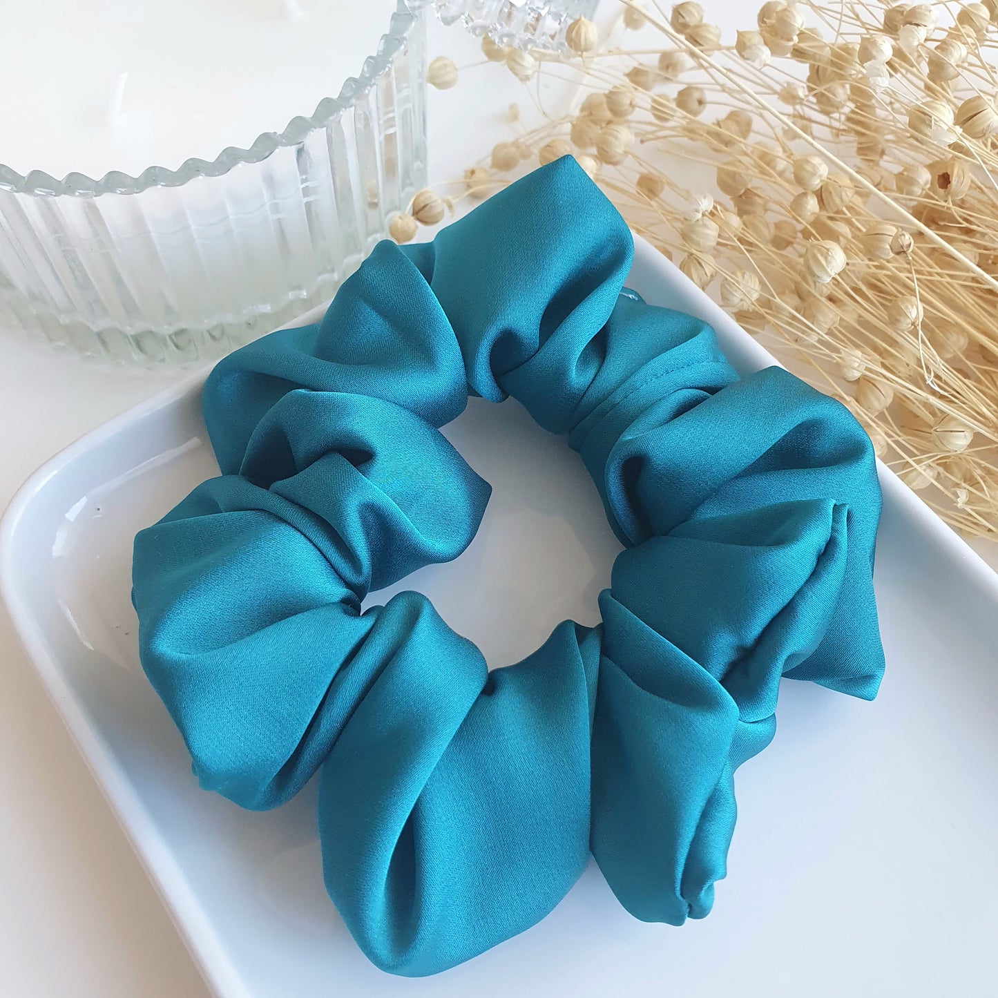 Chouchou Satin Bleu - Mlle ChouChou