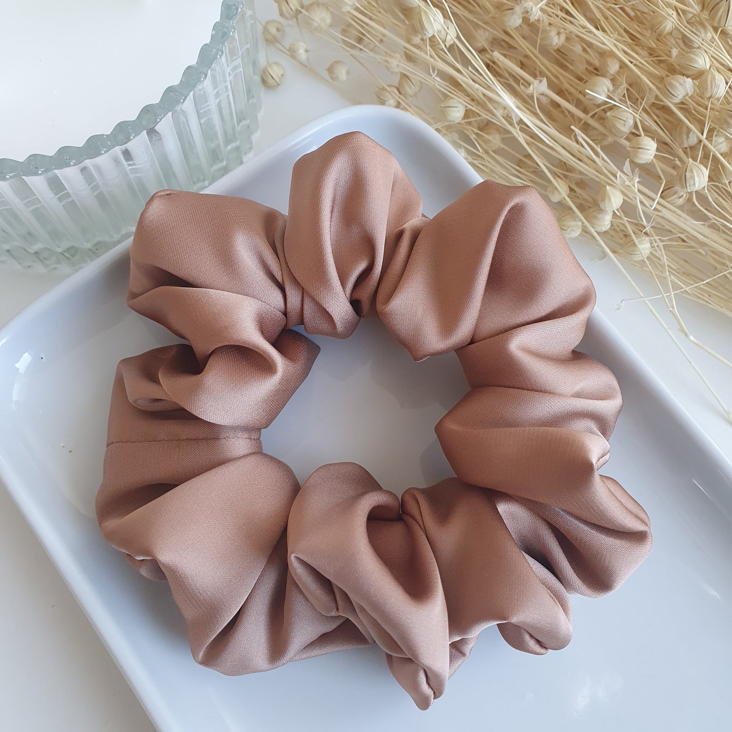 Chouchou Satin Caramel - Mlle ChouChou
