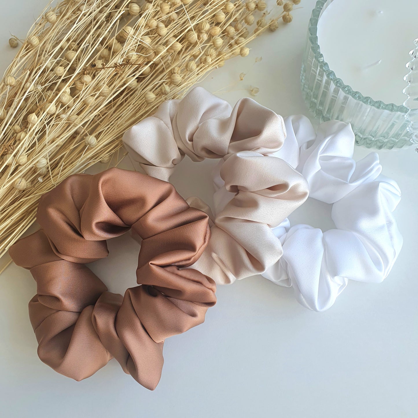 Chouchou Satin Caramel - Mlle ChouChou
