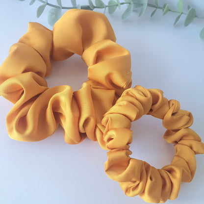 Chouchou Satin Moutarde - Mlle ChouChou
