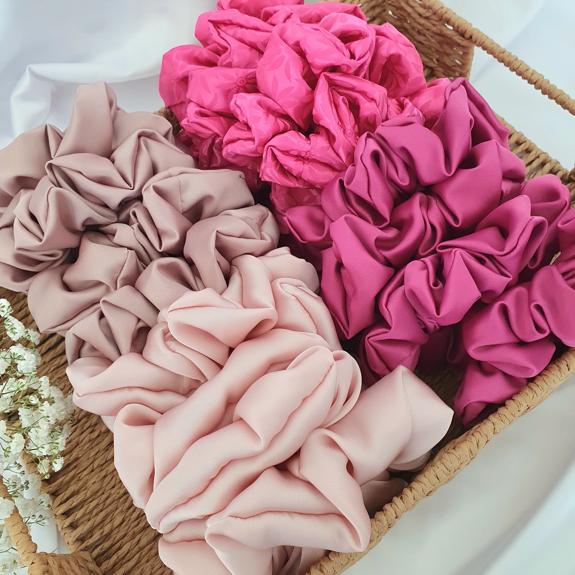 ChouChou satin Rose poudré - Mlle ChouChou