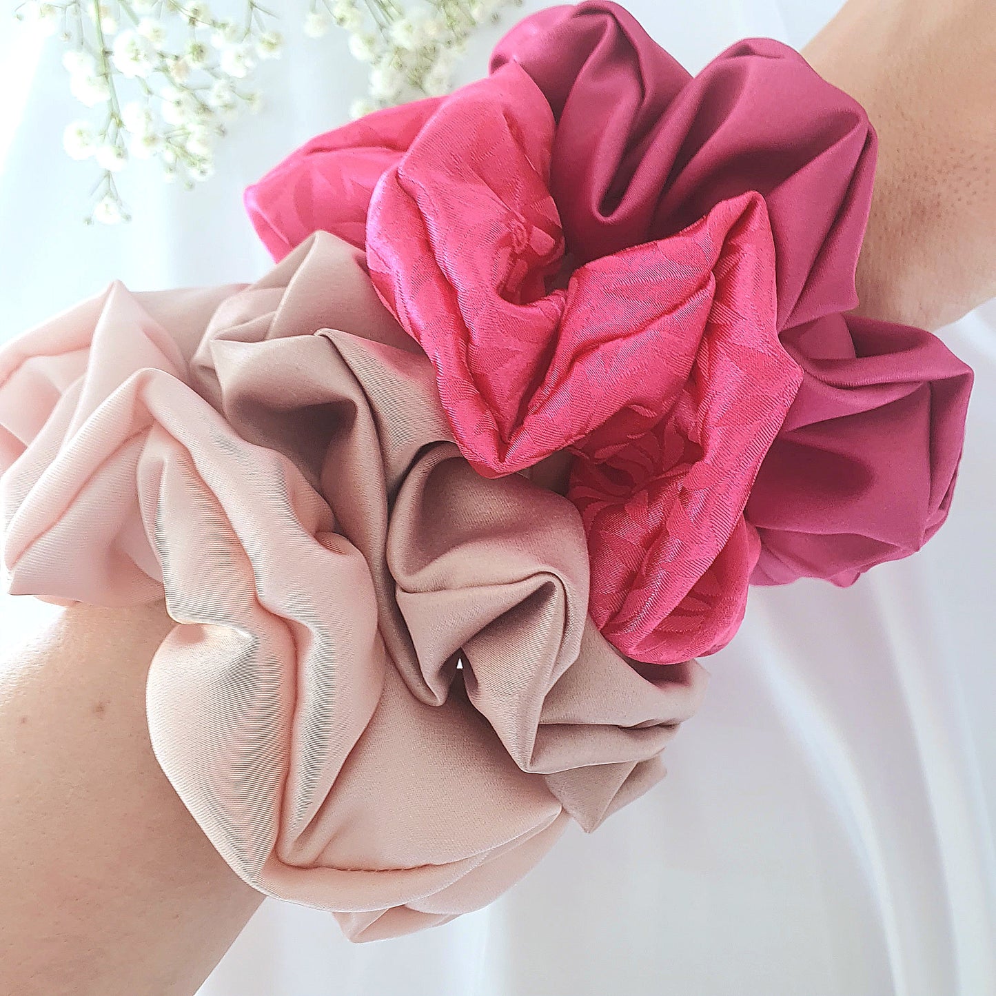 ChouChou satin Rose poudré - Mlle ChouChou
