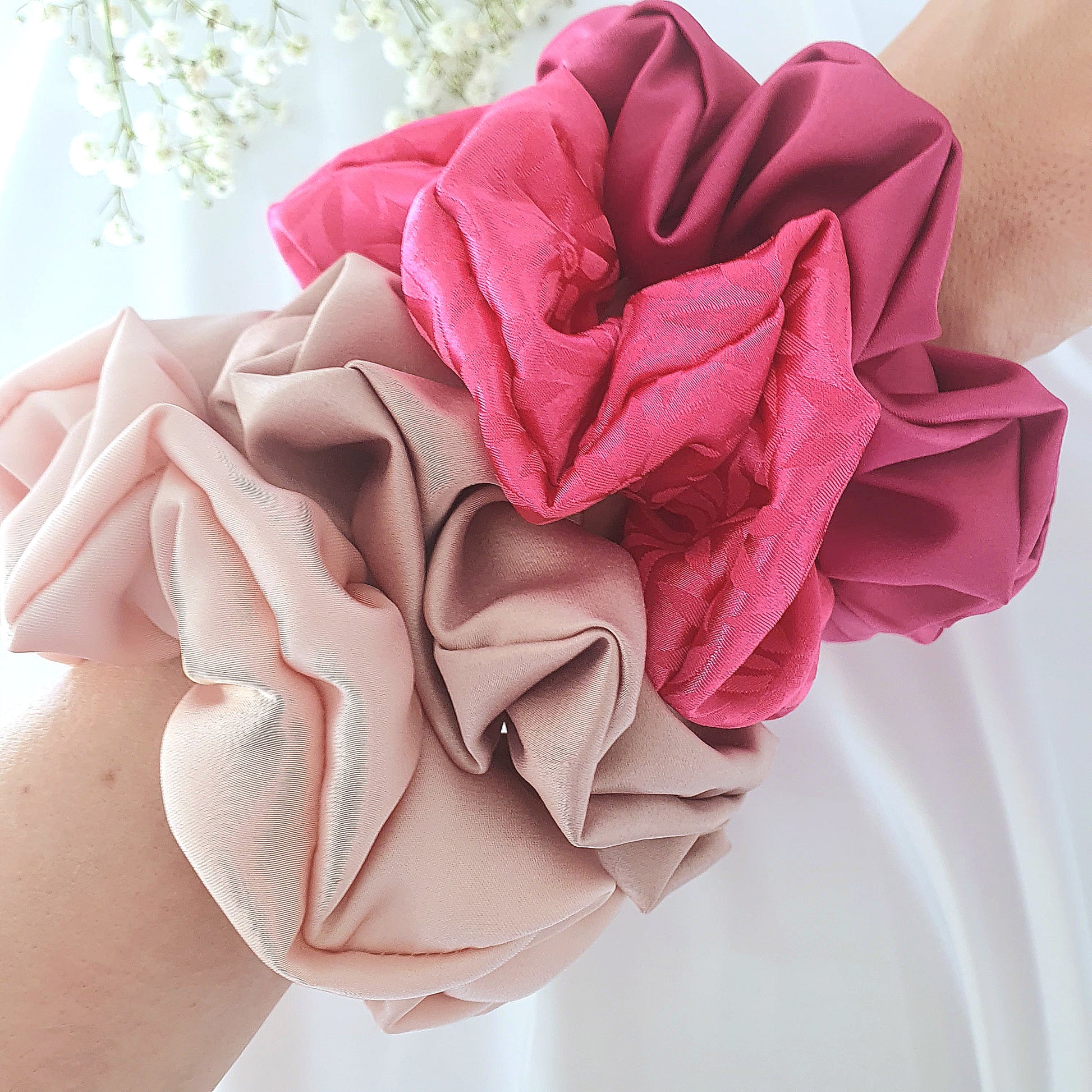 ChouChou satin Rose poudré - Mlle ChouChou