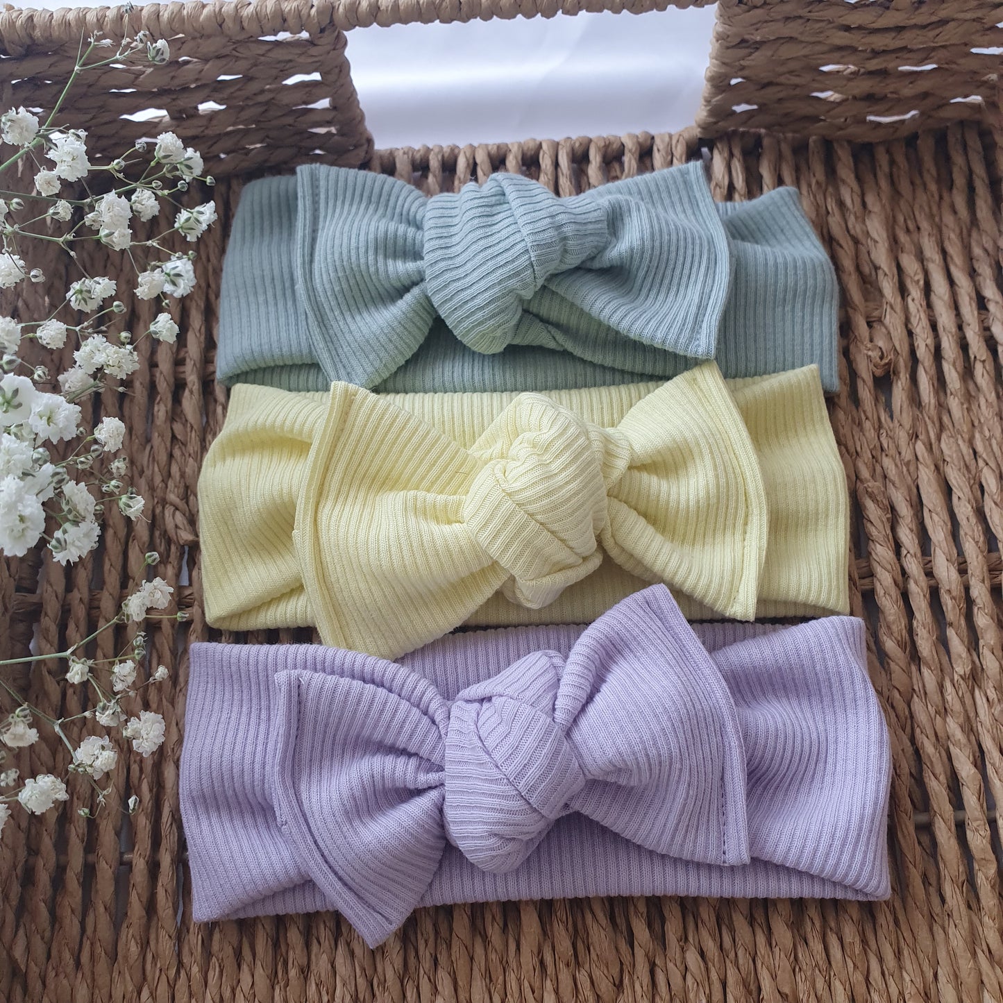 Bandeau Bébé Côtelé fin - Mlle ChouChou