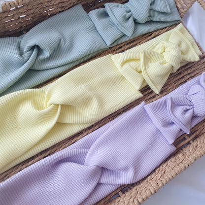 Bandeau Bébé Côtelé fin - Mlle ChouChou