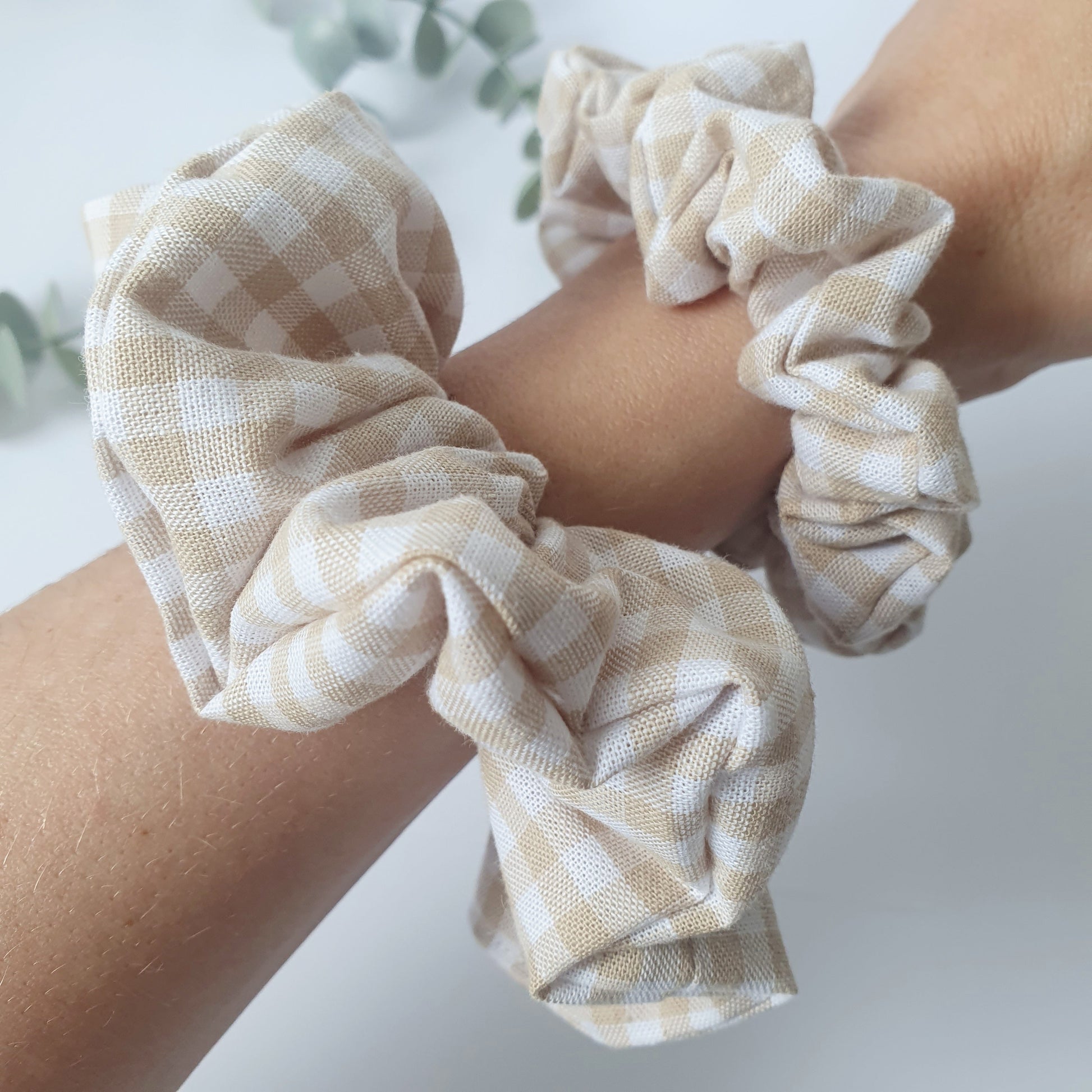 Chouchou vichy beige Mlle ChouChou