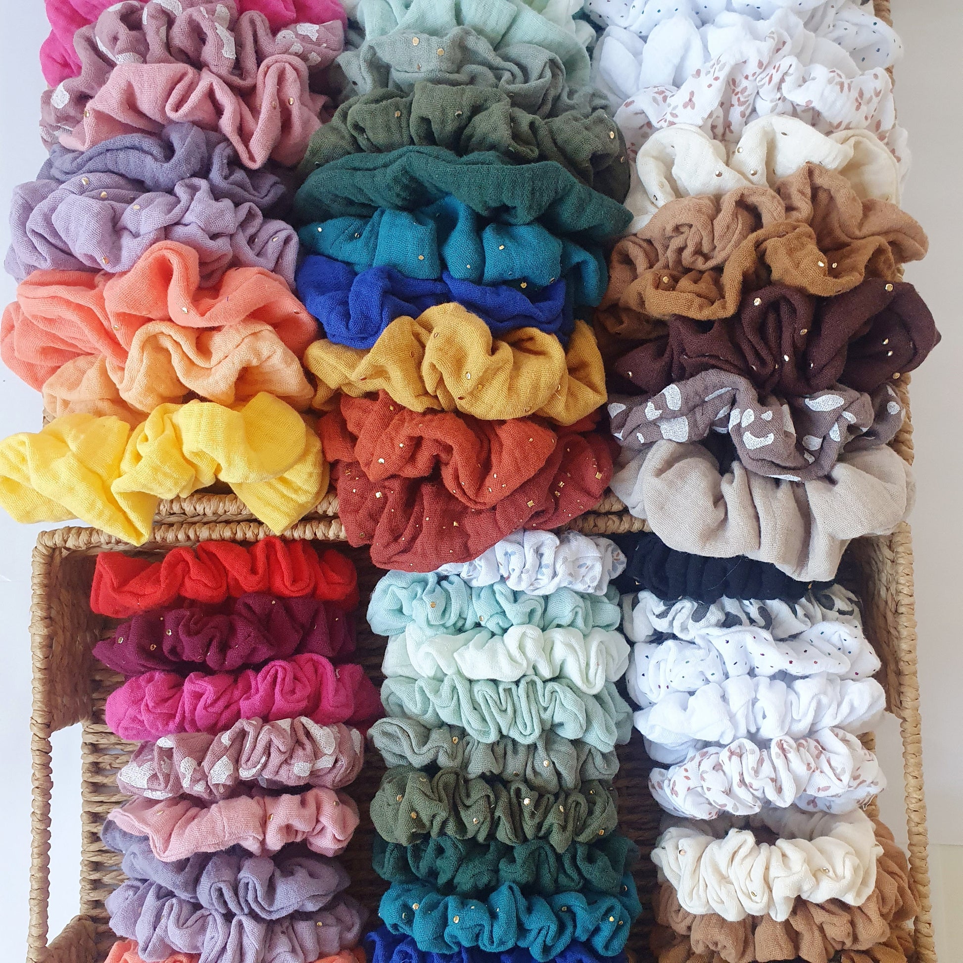Maxi ChouChou double gaze couleurs aux choix Mlle ChouChou