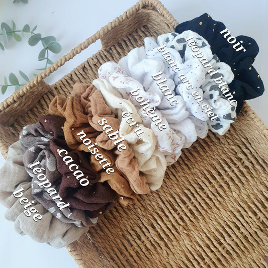 Maxi ChouChou double gaze couleurs aux choix Mlle ChouChou