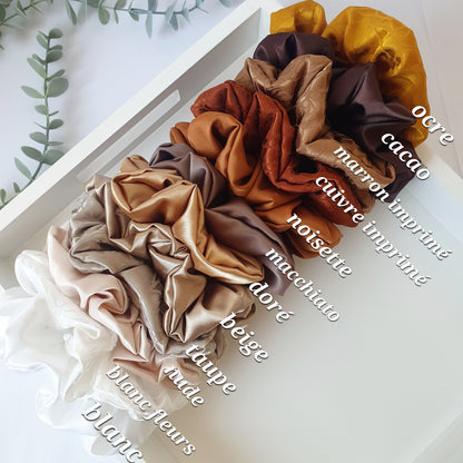 Chouchou Satin Cacao Mlle ChouChou