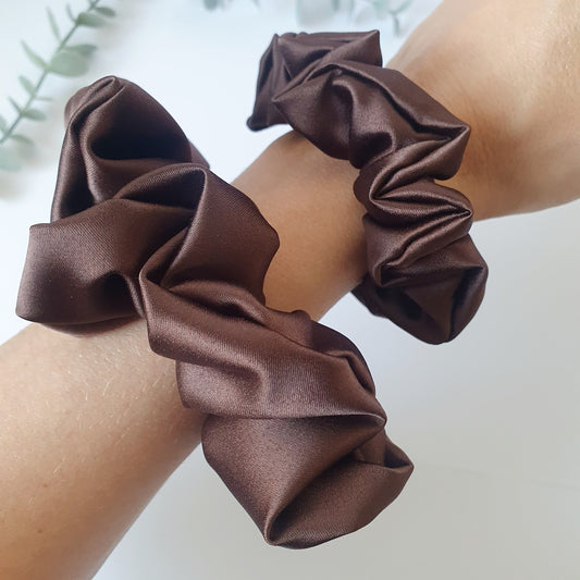 Chouchou Satin Cacao Mlle ChouChou