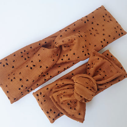 Bandeau cheveux vichy noir (Copie) Mlle ChouChou