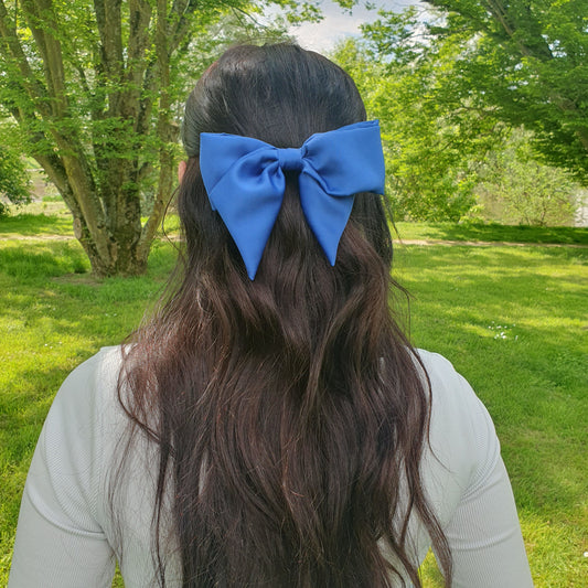 Barrette Nœud satin XL Roy Mlle ChouChou