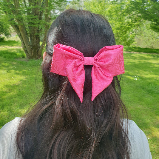 Barrette Nœud satin XL Kaki (Copie) Mlle ChouChou