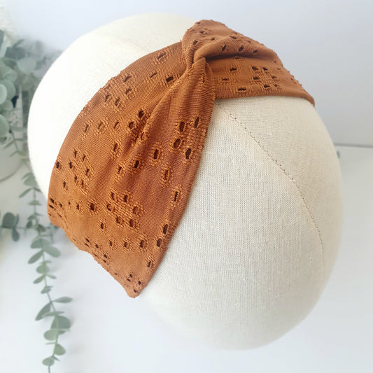 Bandeau cheveux vichy noir (Copie) Mlle ChouChou