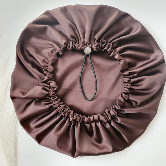 Bonnet de Soin/Nuit Satin chocolat (Copie) Mlle ChouChou