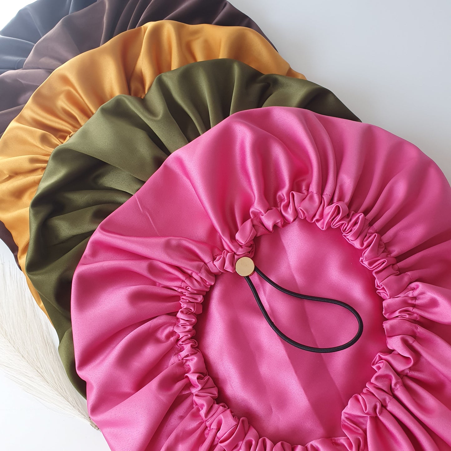 Bonnet de Soin/Nuit Satin Blanc (Copie) Mlle ChouChou