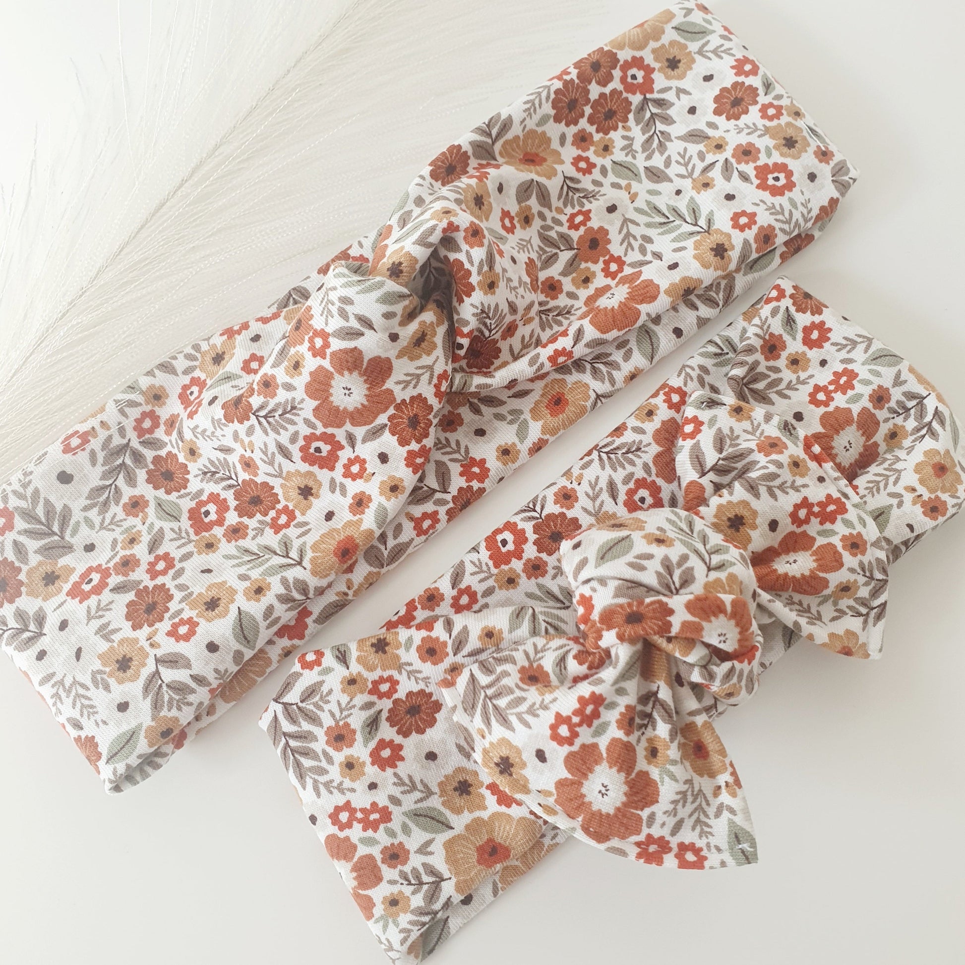Bandeau cheveux fleurs d'automne Mlle ChouChou