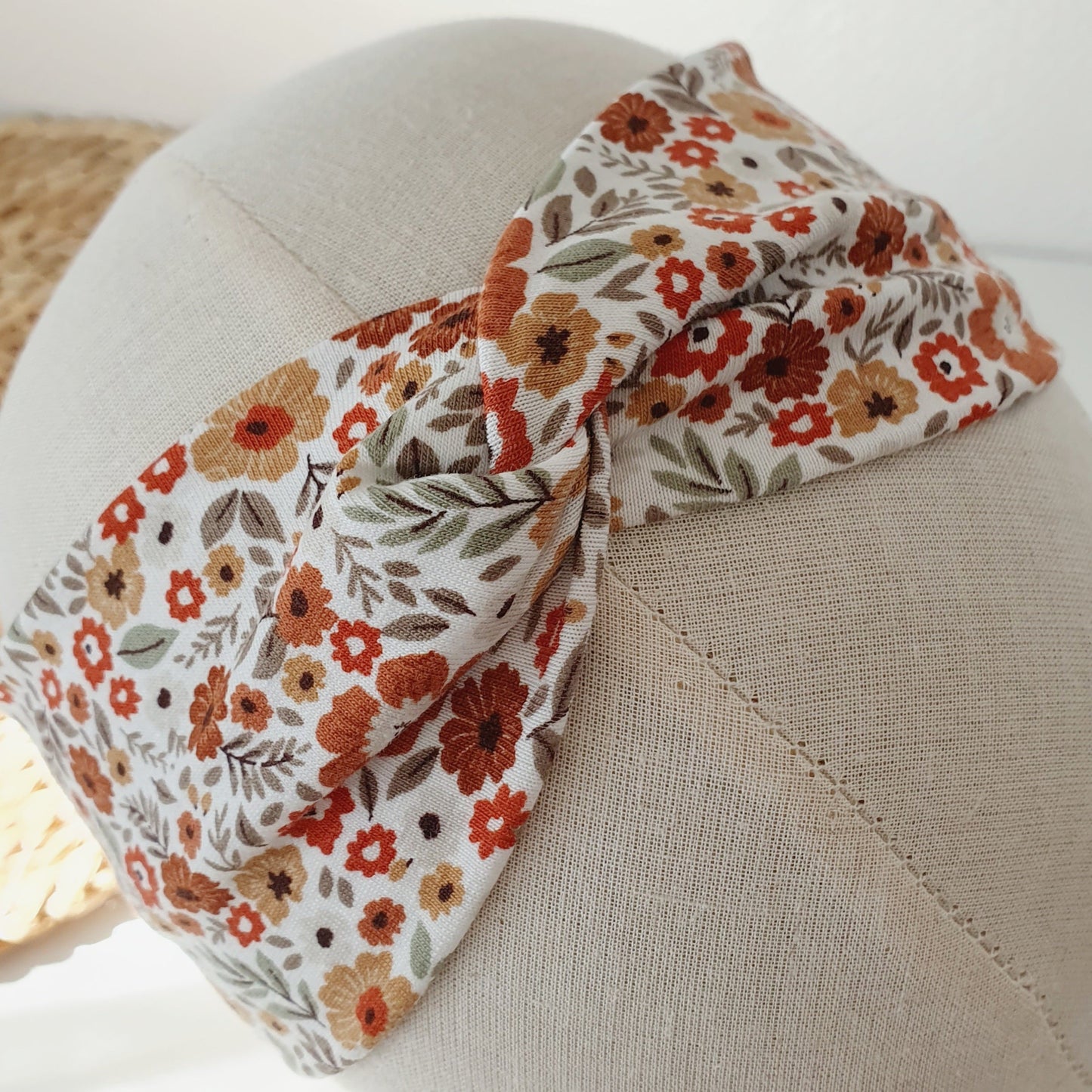 Bandeau cheveux fleurs d'automne Mlle ChouChou