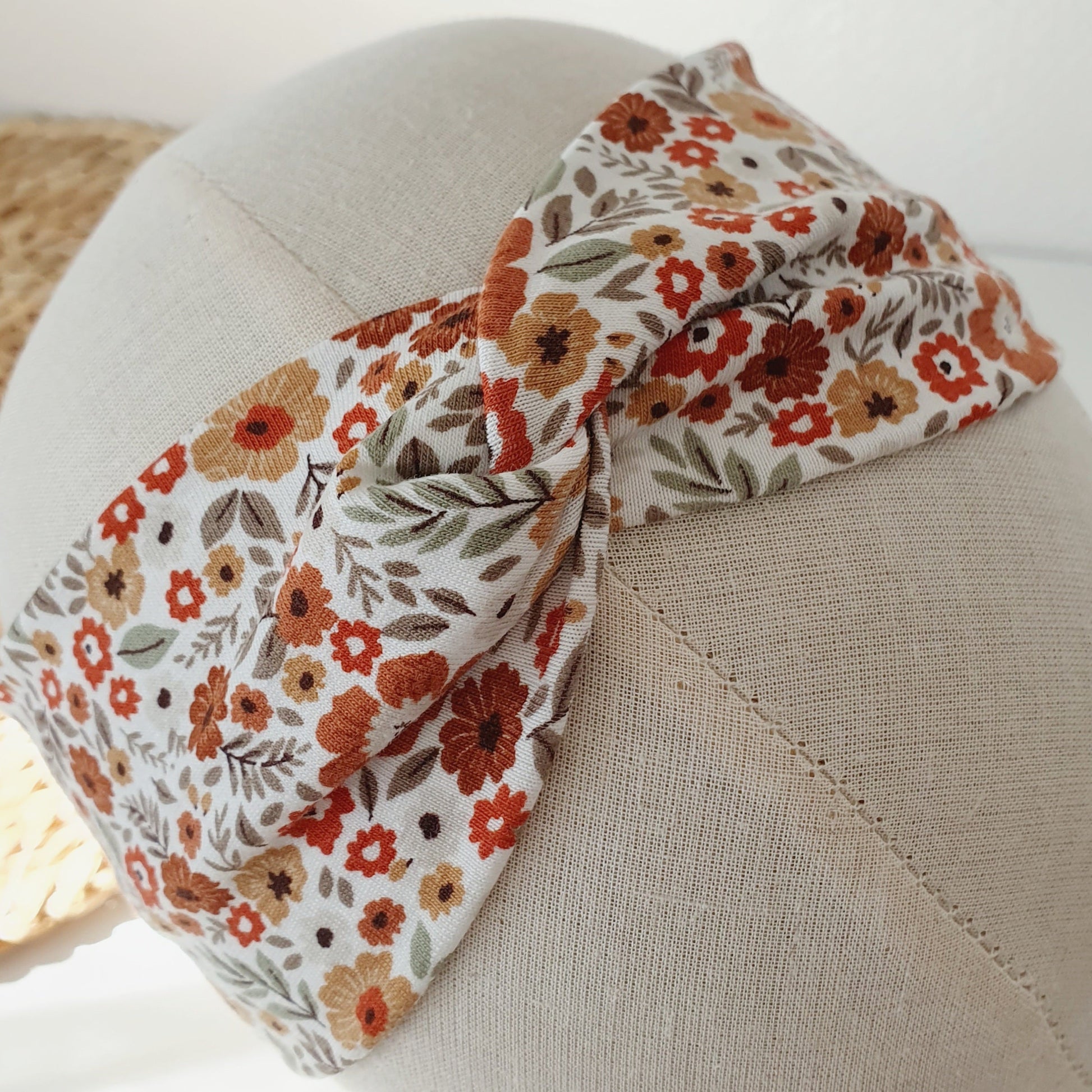 Bandeau cheveux fleurs d'automne Mlle ChouChou