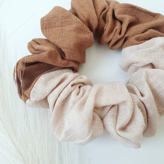 Chouchou Lin bicolore nude noisette Mlle ChouChou