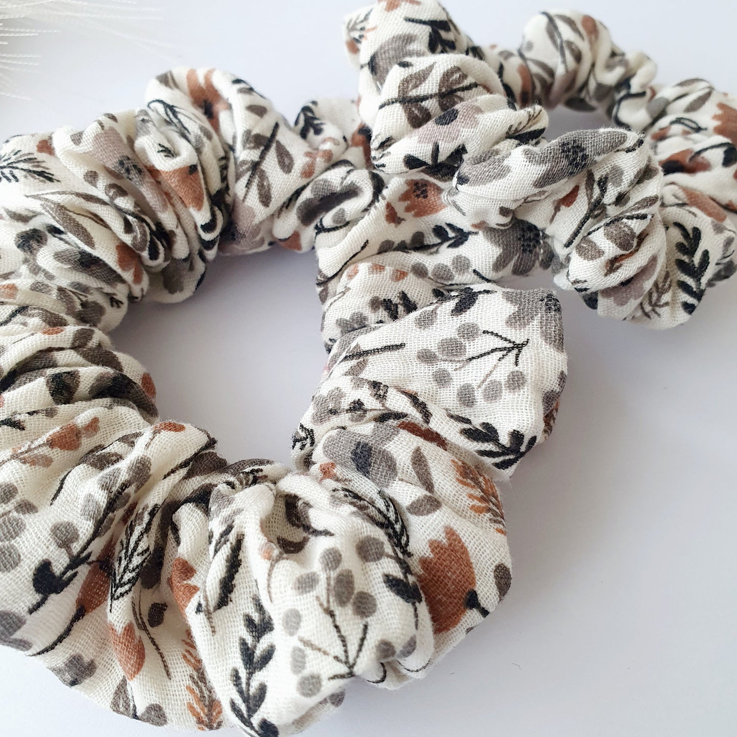 Chouchou double gaze fleurs Mlle ChouChou