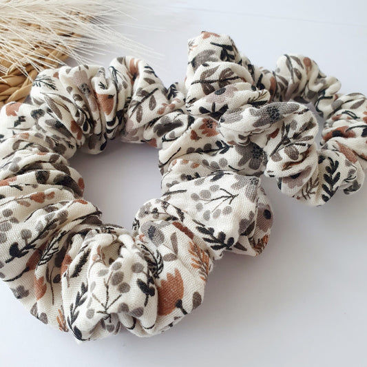 Chouchou double gaze fleurs Mlle ChouChou