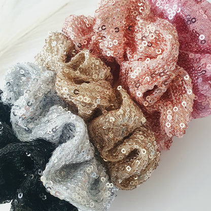 Chouchous sequins noir Mlle ChouChou