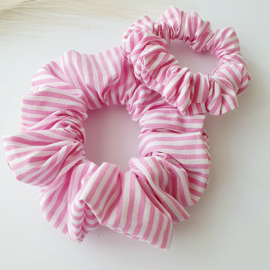 Chouchou rayé rose Mlle ChouChou