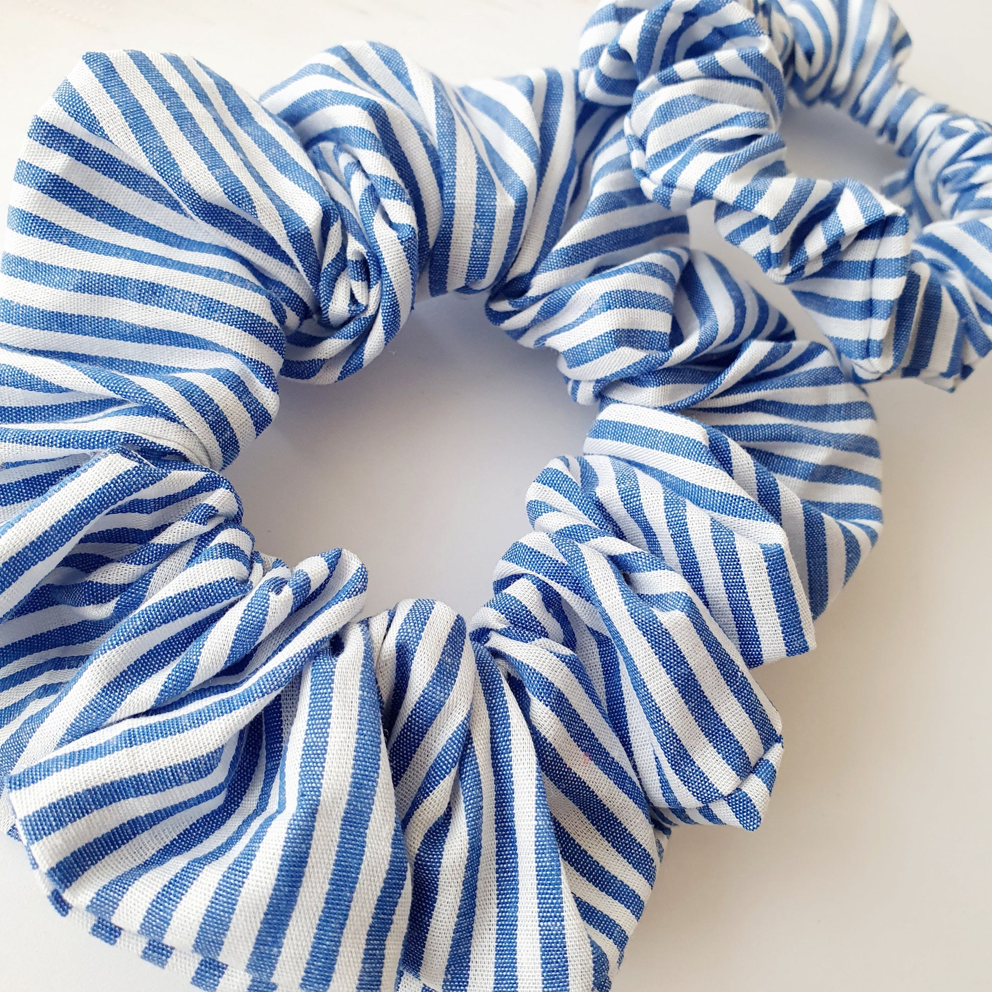Chouchou rayé bleu Mlle ChouChou