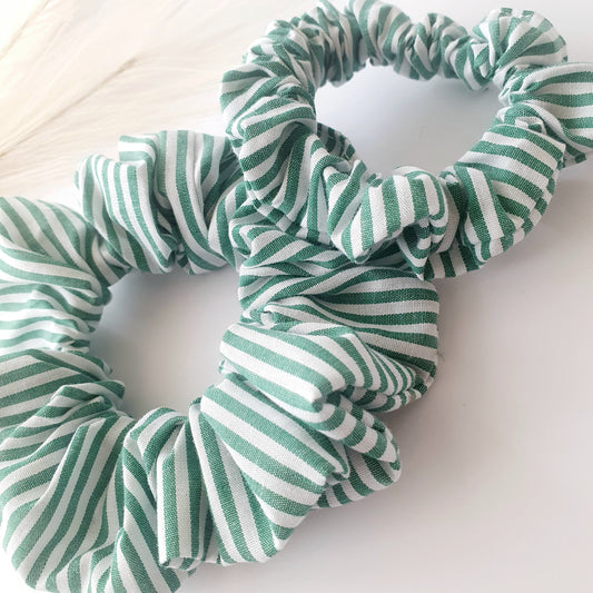 Chouchou rayé vert Mlle ChouChou