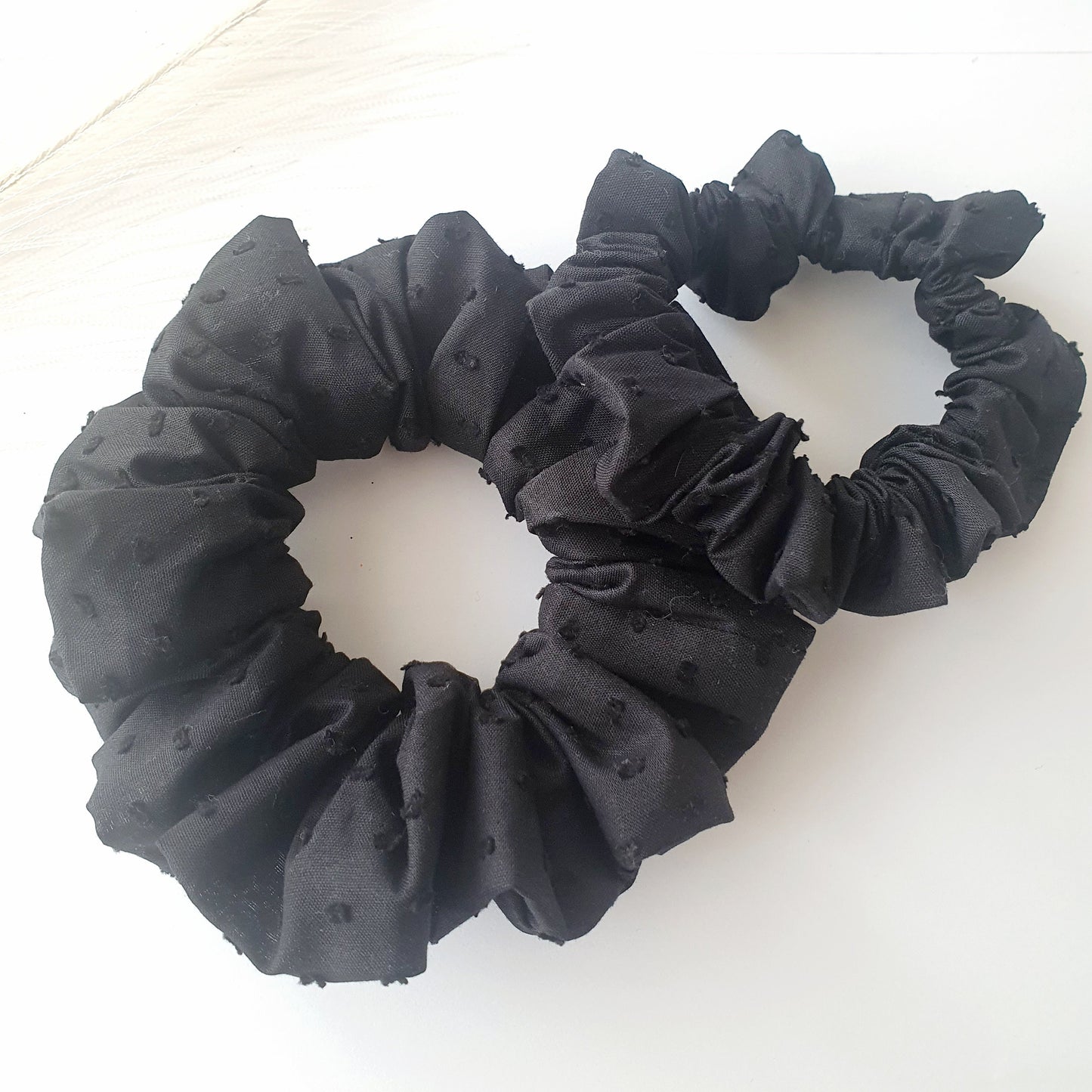 Chouchou plumetis noir Mlle ChouChou