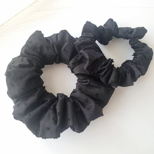 Chouchou plumetis noir Mlle ChouChou