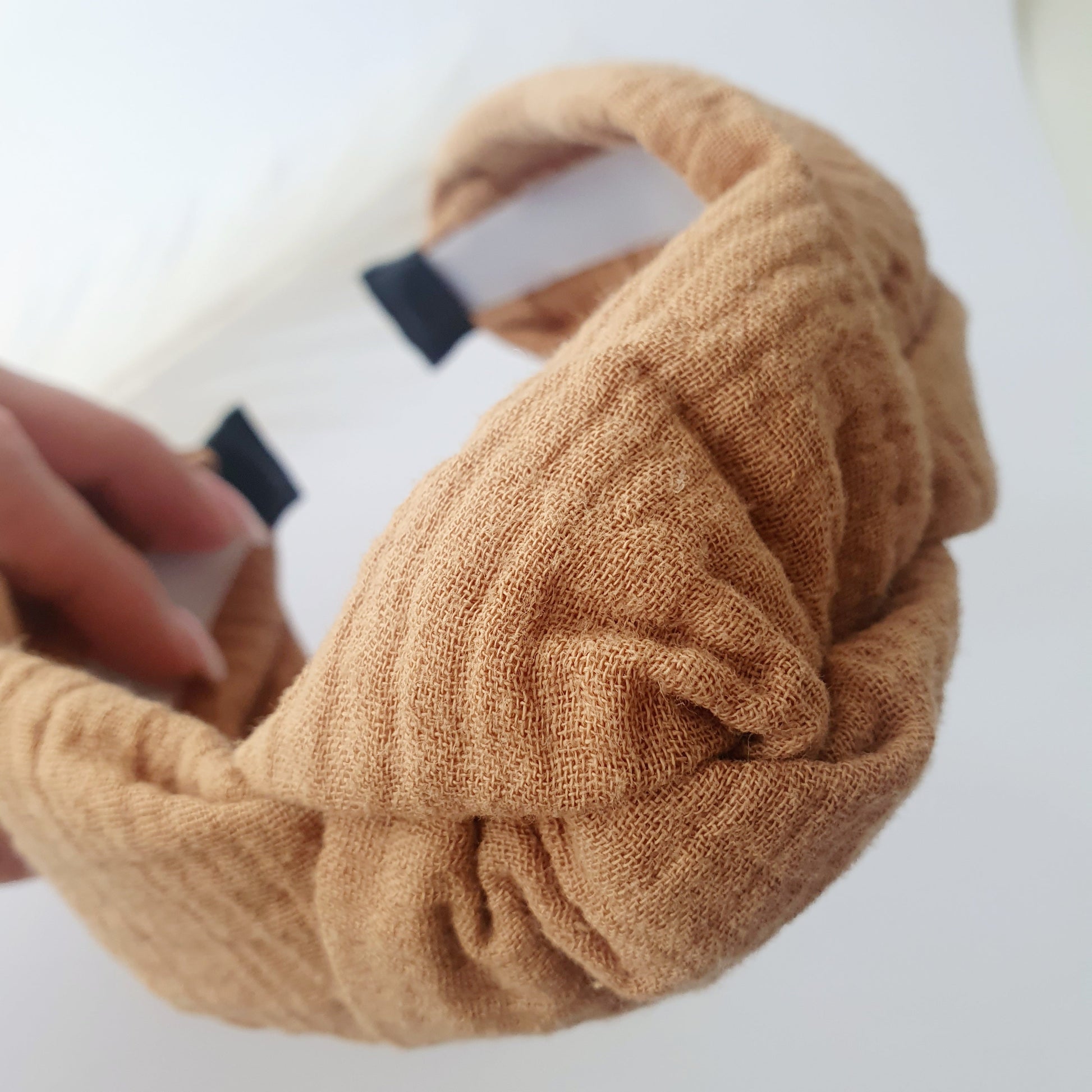 Serre-Tête Noué Sable Mlle ChouChou