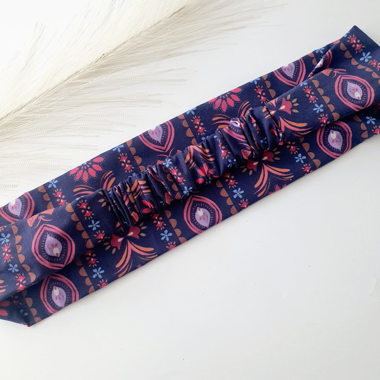 Bandeau cheveux plat Nuit Florale Mlle ChouChou