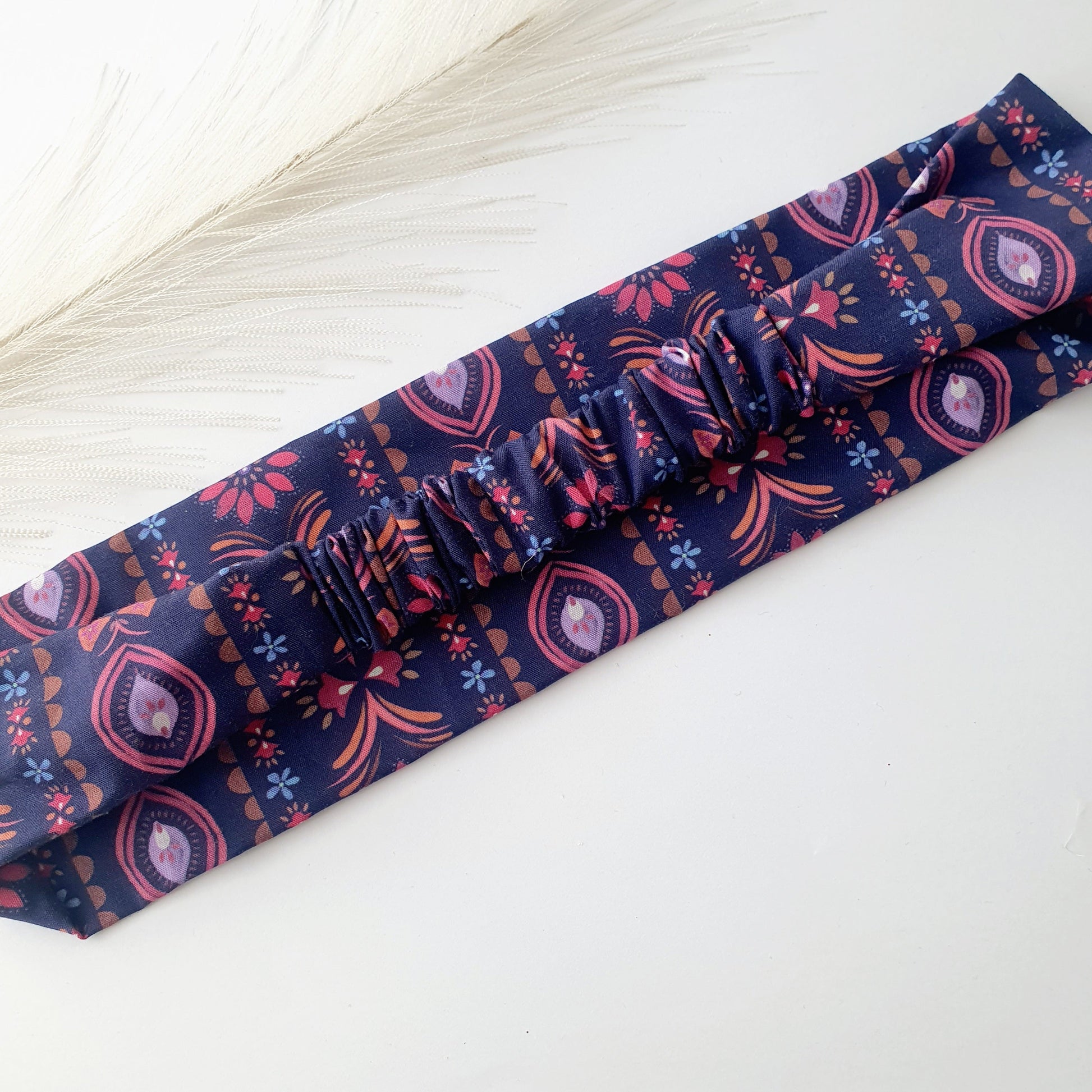 Bandeau cheveux plat Nuit Florale Mlle ChouChou