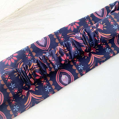 Bandeau cheveux plat Nuit Florale Mlle ChouChou