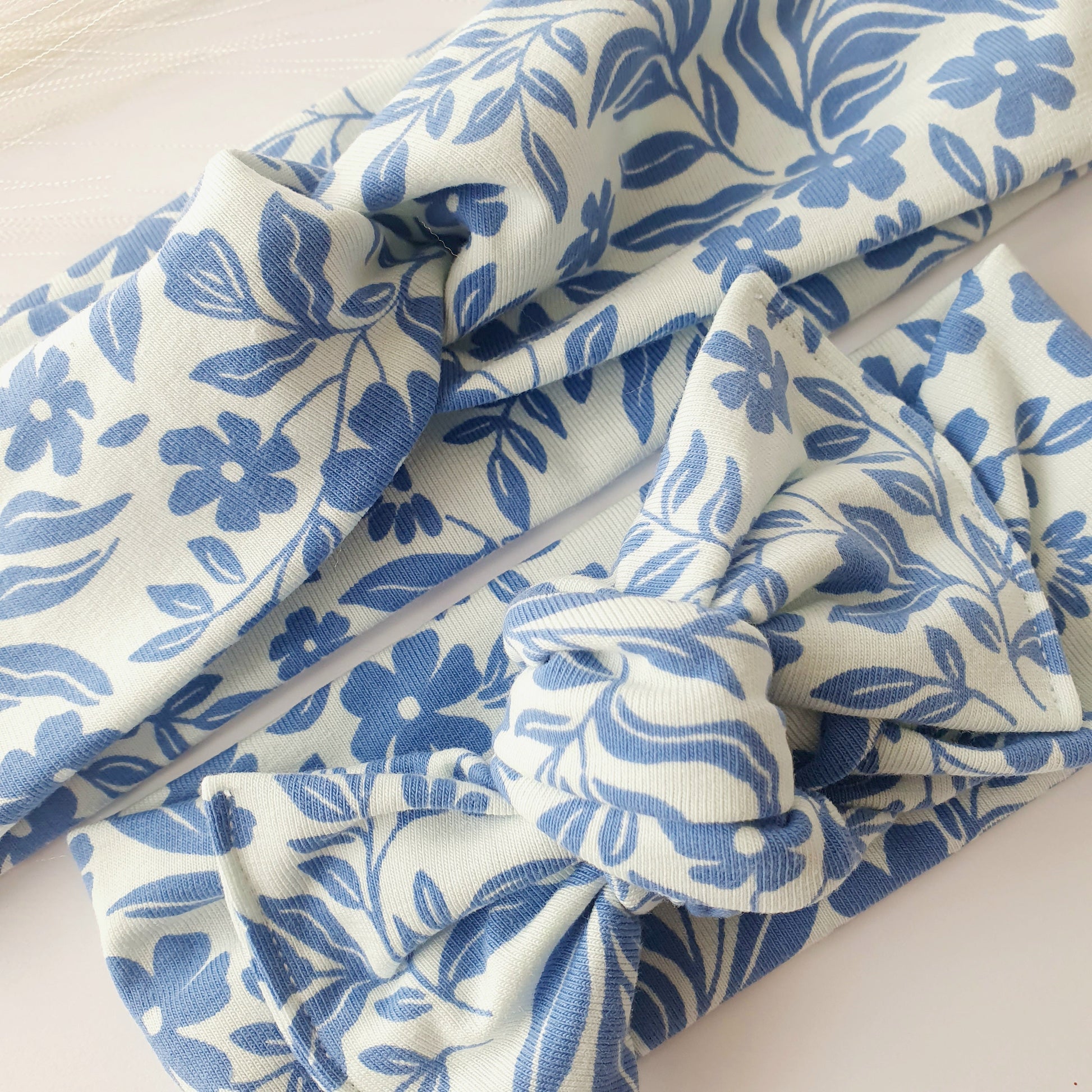 Duo bandeaux Mère Fille fleur d'Azur Mlle ChouChou