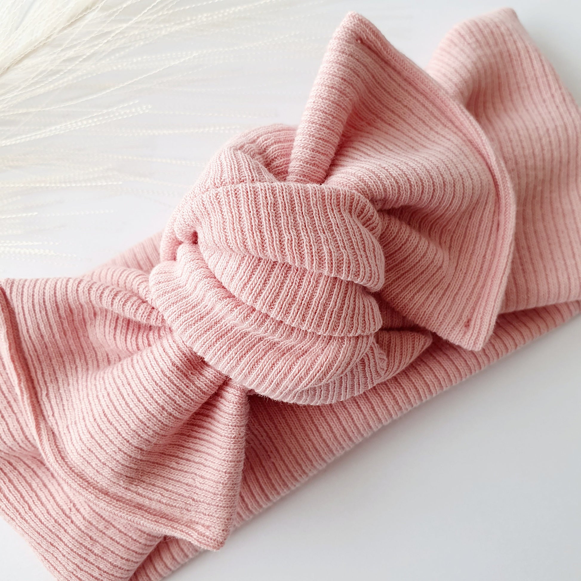 Bandeau Bébé maille rose Mlle ChouChou