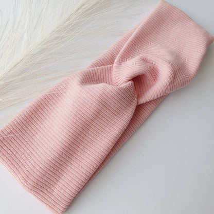 Bandeau cheveux maille rose Mlle ChouChou