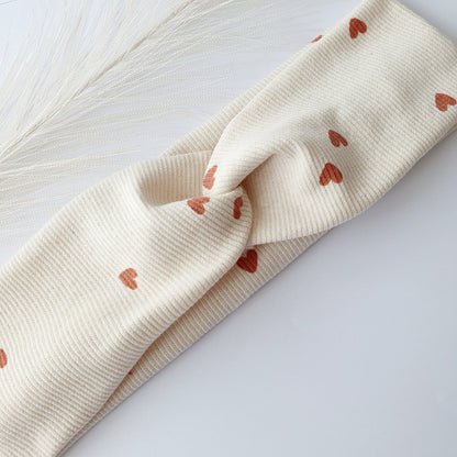 Bandeau cheveux cœur Camel Mlle ChouChou