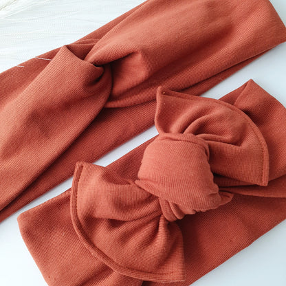 Bandeau Bébé rouille Mlle ChouChou