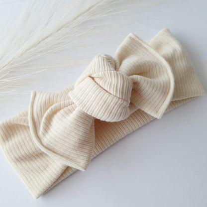 Bandeau Bébé maille nude Mlle ChouChou
