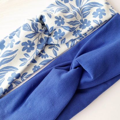 Bandeau cheveux Fleur d’Azur Mlle ChouChou