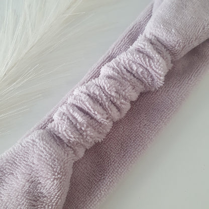 Bandeau de soin éponge vieux rose Mlle ChouChou