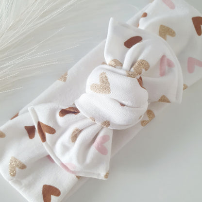 Duo bandeaux Mère Fille cœur paillettes Mlle ChouChou