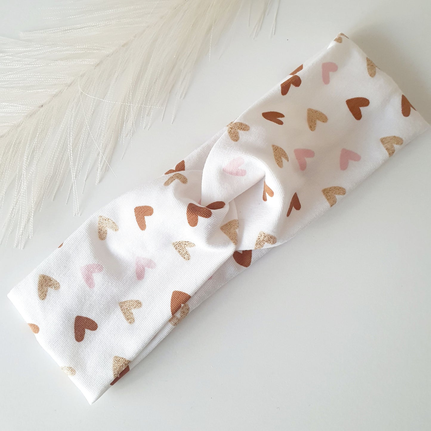 Duo bandeaux Mère Fille cœur paillettes Mlle ChouChou