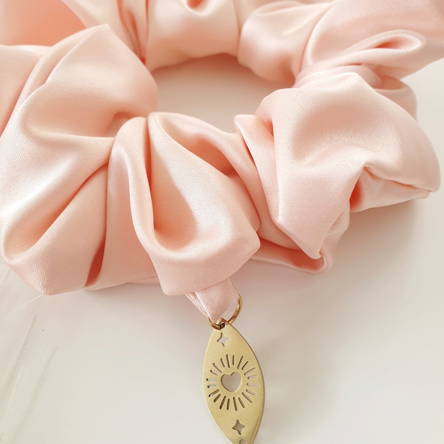 Chouchou Satin poudré BIJOUX Mlle ChouChou