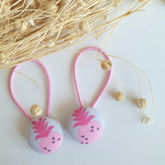 Elastiques Boutons Ananas - Mlle ChouChou